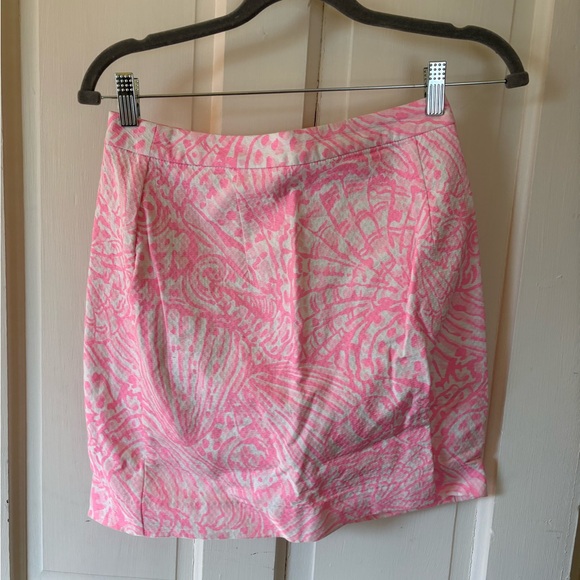 Lilly Pulitzer Dresses & Skirts - Lilly Pulitzer Pink Patterned Women's Skirt
